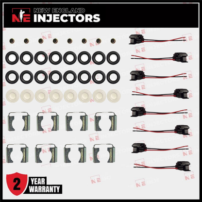 Bosch 0280155857 Injector Rebuild Kit Connectors Clip Lincoln Ford Mercury 4.6L