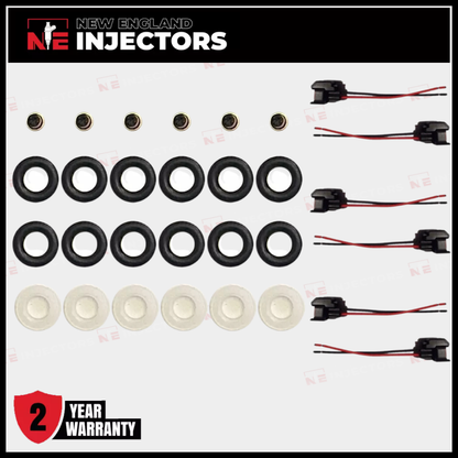 Bosch 0280155923 Injector Rebuild Kit Connectors Jeep 4.0L