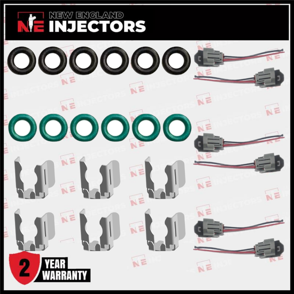 Bosch 0280158005 Injector Rebuild Kit Connectors Clips Nissan 3.5L