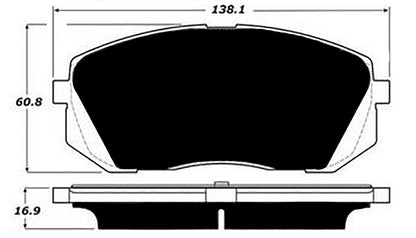 Porterfield Brake Pads for 2019 HYUNDAI VELOSTER w/305mm FD