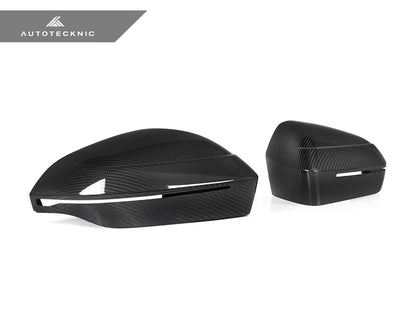 AutoTecknic Dry Carbon Fiber Mirror Cap Set - BMW G45 X3