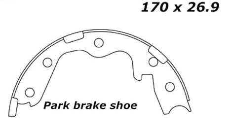 Porterfield Brake Shoes for 1992 NISSAN 300ZX