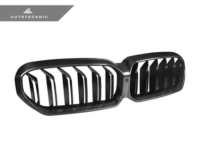 AutoTecknic Dry Carbon Fiber Dual-Slats Front Grilles - BMW G30 5-Series LCI