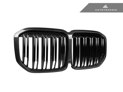 AutoTecknic Dual-Slats Dry Carbon Front Grille - BMW G07 X7 Pre-LCI