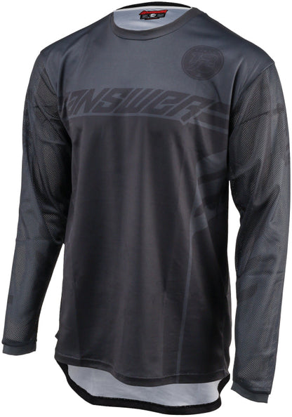 Answer 24 Arkon Nitrus Jersey Black/Grey - Large 442489