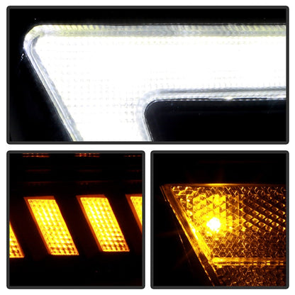 SPYDER 19-22 Dodge Ram 2500 (Halogen Only) Projector Headlights - Black PRO-YD-DR19HDHALSI-SEQ-BK 5088611