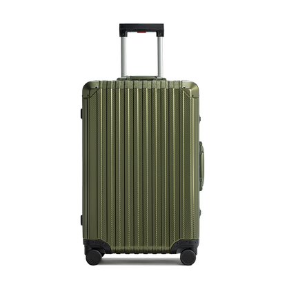 TREVA Aluminum Suitcase Army Green