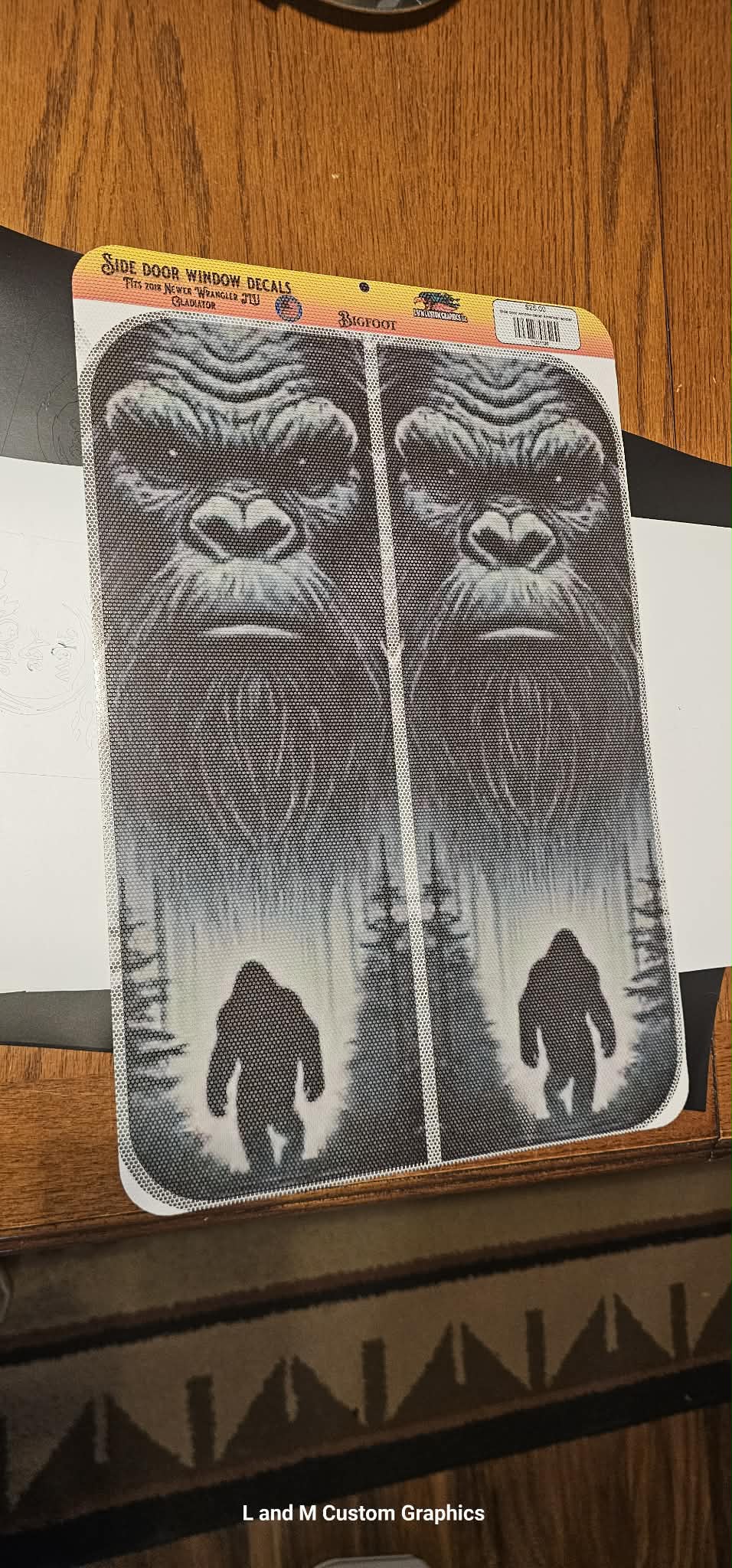 Side door window decal bigfoot 212