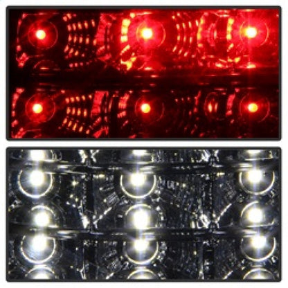 SPYDER xTune 03-06 Chevrolet Silverado 1500/2500HD LED Tail Lights - Red Clear (ALT-JH-CSIL03-CS-RC) 9037665