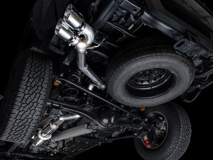 AWE Tuning AWE Exhaust for 4th Gen Toyota Tacoma Dual Chrome Silver Tips 3015-32254