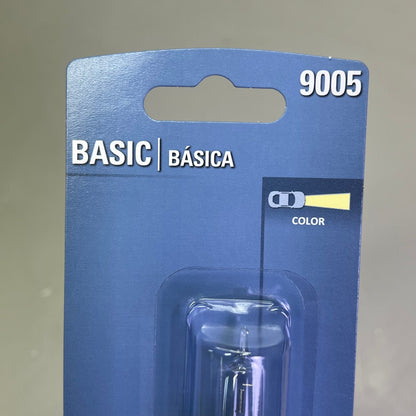 SYLVANIA (2 PACK) Basic Halogen Headlight OE Quality 12.8V White 9005.BP