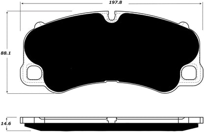 Porterfield Brake Pads for 2015 PORSCHE 918