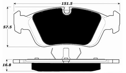 Porterfield Brake Pads for 1995 BMW 318 series E36