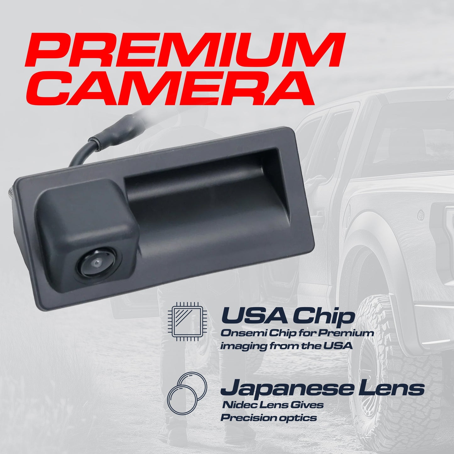 Audi A3/S3 Sedan (2015-2020), A3 E-Tron (2016-2017) / VW Tiguan/Tiguan Limited (2012-2017) OEM Replacement Backup Camera OE Part # 5N0-827-566-AL