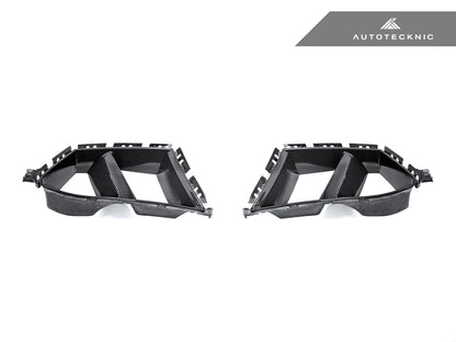 AutoTecknic Dry Carbon Front Bumper Lower Vent Set - BMW G80 M3 | G82/ G83 M4