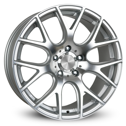 PRO SPOKE | Silver Machined Face | 18x8.0 ( 5x120 )