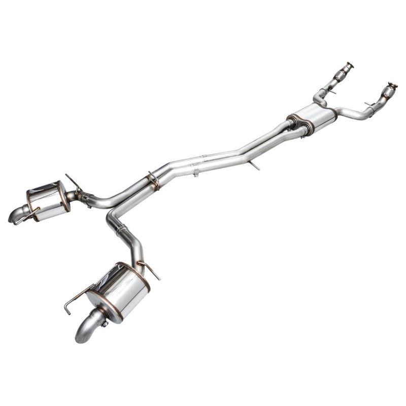 AWE Audi 2019-2023 C8 A6/A7 3.0T Touring Edition Cat-back Exhaust- Turn Downs