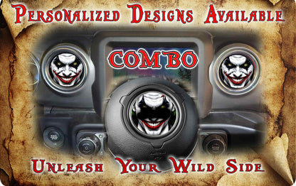 Steering wheel decal Jokers 170