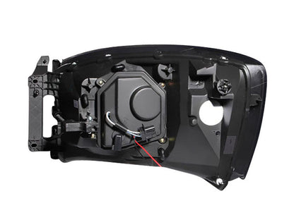 Anzo 2006-2008 Dodge Ram 1500 Projector Headlights w/ Halo Chrome (CCFL)