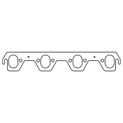 Cometic Gasket Cometic Ford Windsor V8 .043in Copper Exhaust Manifold Gasket Set - 1.750in x 1.270in Oval Port C5154