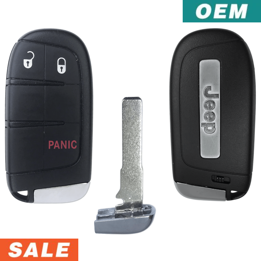 Jeep Compass 2017-2025 OEM 3 Button Smart Key M3N-40821302