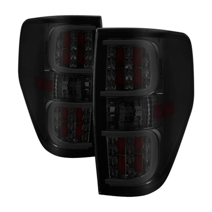SPYDER xTune Ford F150 09-14 LED Tail Lights - Black ALT-ON-FF15009-LBLED-SM 5082183