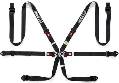 Sparco 6 Point Competition Aluminum Pull Down Racing Harness