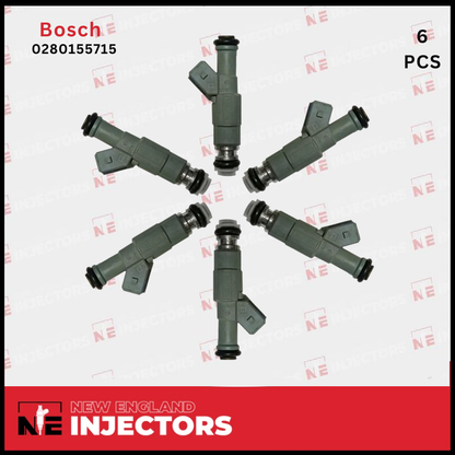 OEM Bosch 4 Hole Upgrade 24LB Injectors For 1993-1998 Jeep Grand Cherokee 4.0