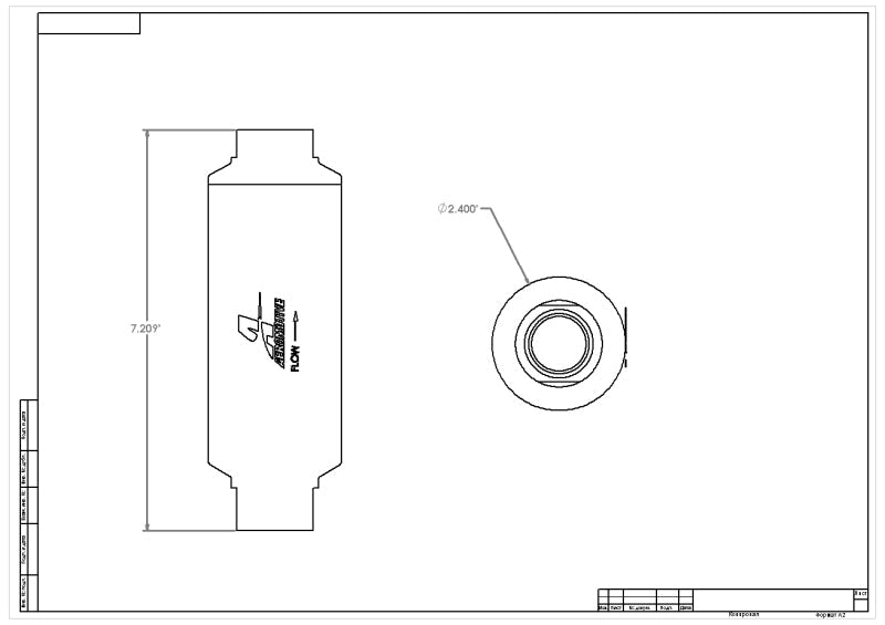 Aeromotive Pro-Series 100 Micron, ORB-12 Fuel Filter