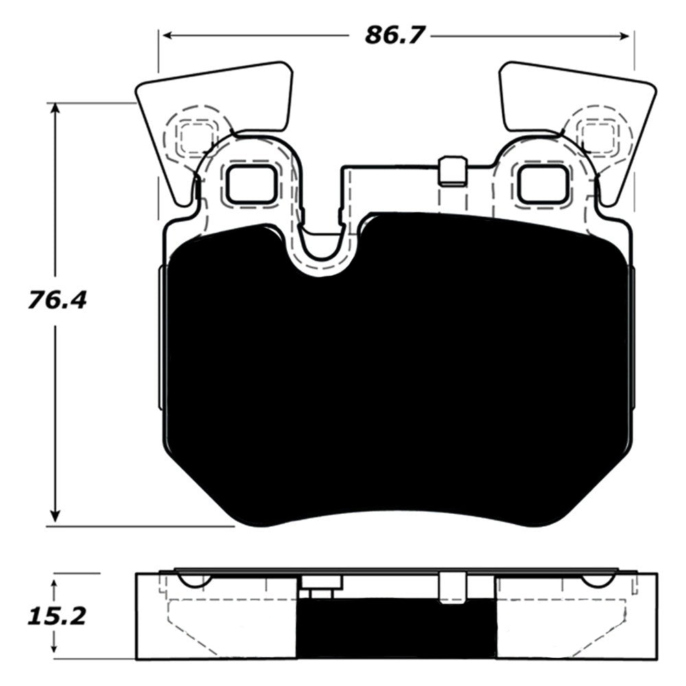Porterfield Brake Pads for 2010 BMW 135i