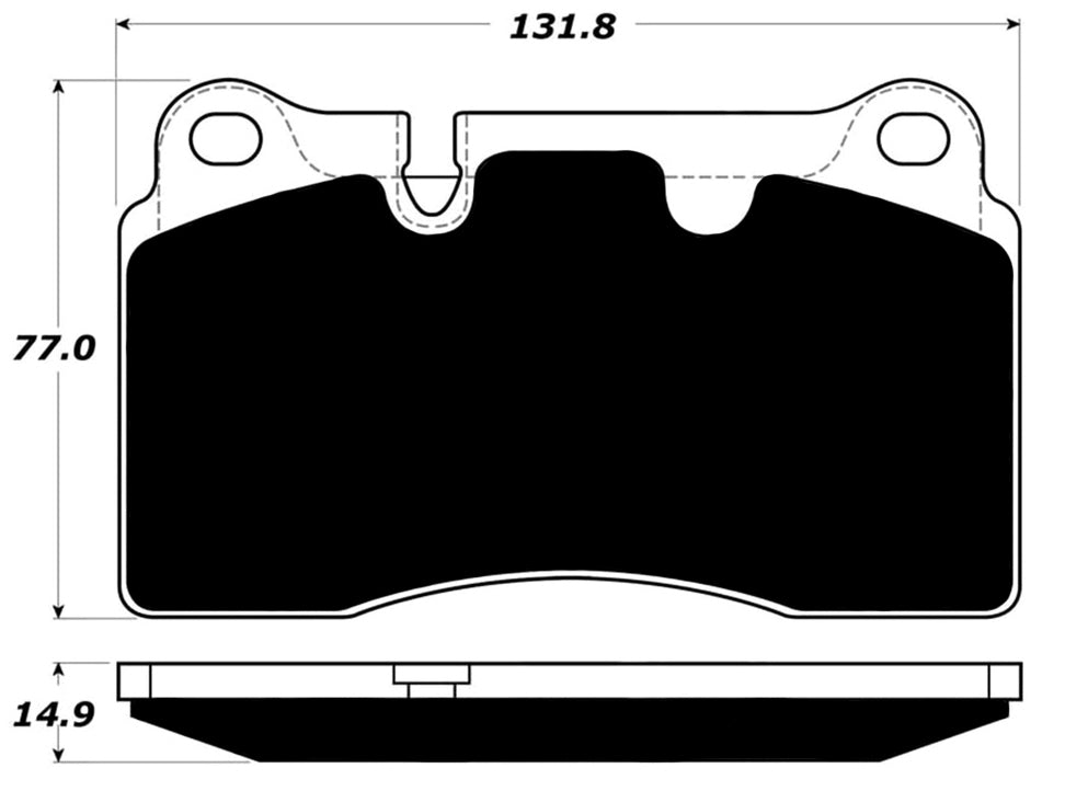Porterfield Brake Pads for 2010 VOLKSWAGEN TOUAREG 2 V6 3.6L w/330mm Front Discs
