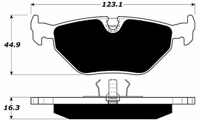 Porterfield Brake Pads for 2001 BMW Z3 M series