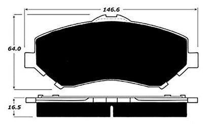 Porterfield Brake Pads for 2011 JEEP LIBERTY
