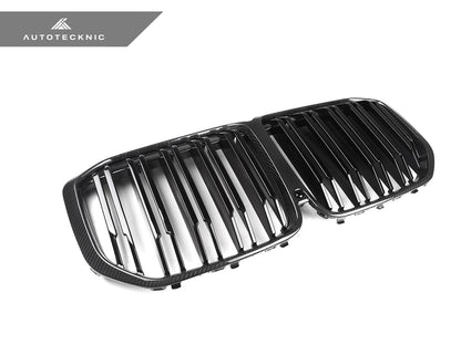AutoTecknic Dual-Slats Dry Carbon Front Grille - BMW G07 X7 Pre-LCI