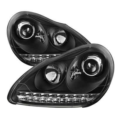 Spyder Porsche Cayenne 03-06 Projector Xenon/HID Model- DRL LED Blk PRO-YD-PCAY03-HID-DRL-BK 5080967