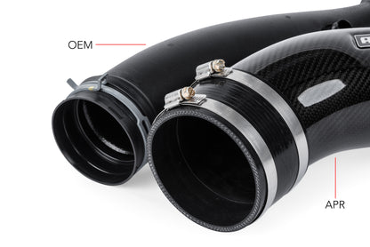 APR 2.5 TFSI EVO Turbocharger Inlet System - (Rear Carbon Tube Only)