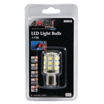 ANZO LED Bulbs Universal LED 1156 White - 24 LEDs 2in Tall 809019