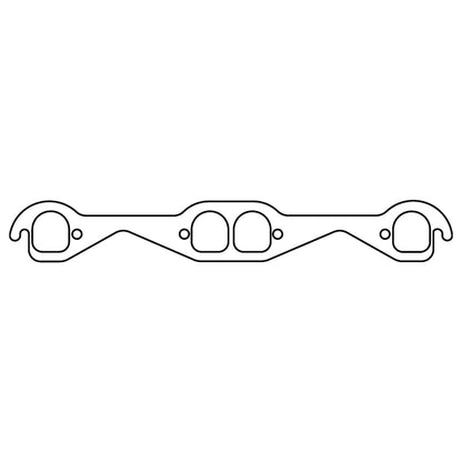 Cometic Gasket Cometic Chevy Gen1 Small Block V8 .060in HTS Exhaust Mani Gskt Set-1.710in x 1.550in Brodix D Ports C15199