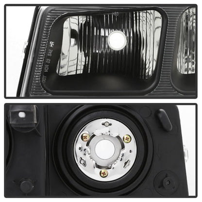 SPYDER xTune 03-17 Chevrolet Express 1500 OEM Style Headlights - Black (HD-JH-CEX03-OE-BK) 9042485