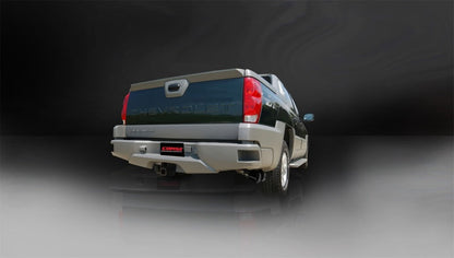 Corsa 02-06 Chevrolet Avalanche 5.3L V8 3in Sport Cat-Back Exhaust w/ twin 4in Black Tips 14250BLK