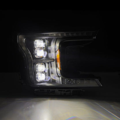 AlphaRex 18-20 Ford F-150 NOVA LED Proj Headlight  Blk (14th Gen G2 Style) 880248 *Discontinued