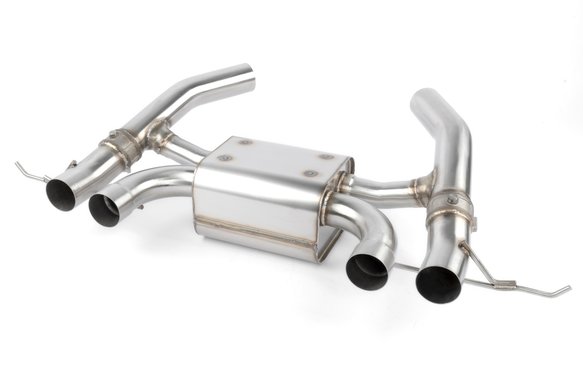 Dinan Valved Axle-Back Exhaust - 2023-2025 BMW M2 Stainless Steel - Polished Tips - G87