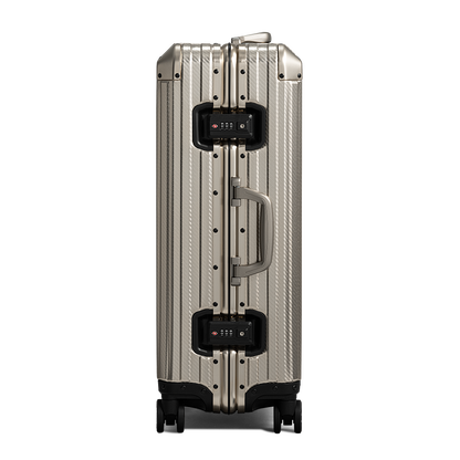 TREVA Aluminum Suitcase Champagne