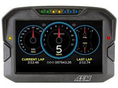AEM Electronics Digital Dash, CD-7L, Carbon Housing, Data Logging, CAN Bus, Kit