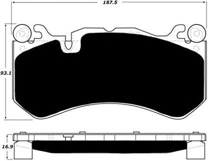 Porterfield Brake Pads for 2011 MERCEDES-BENZ SL65 Sport Pkg