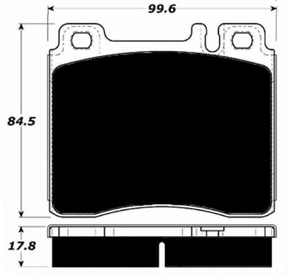 Porterfield Brake Pads for 1996 MERCEDES-BENZ S500