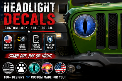 Bluecat eyes for the headlight decals 5