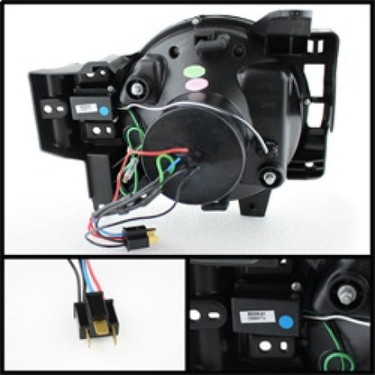 Spyder Toyota FJ Cruiser 07-14 Projector Halogen Model- 3D DRL LED Blk PRO-YD-TFJ07-3DDRL-BK 5075314