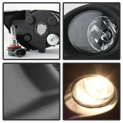 Spyder Nissan Altima 2013-2015 4dr. OEM Fog Lights w/Switch Clear FL-NA13-C 5077813