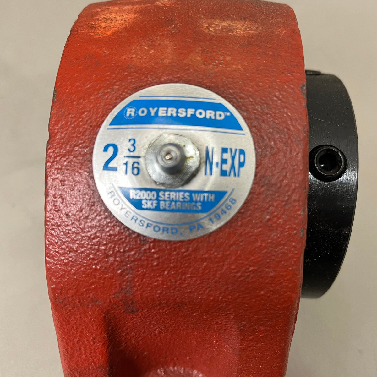 ROYERSFORD Spherical 2-Bolt Pillow Block Bearing Non-Expansion 2-3/16" 40-02-N203